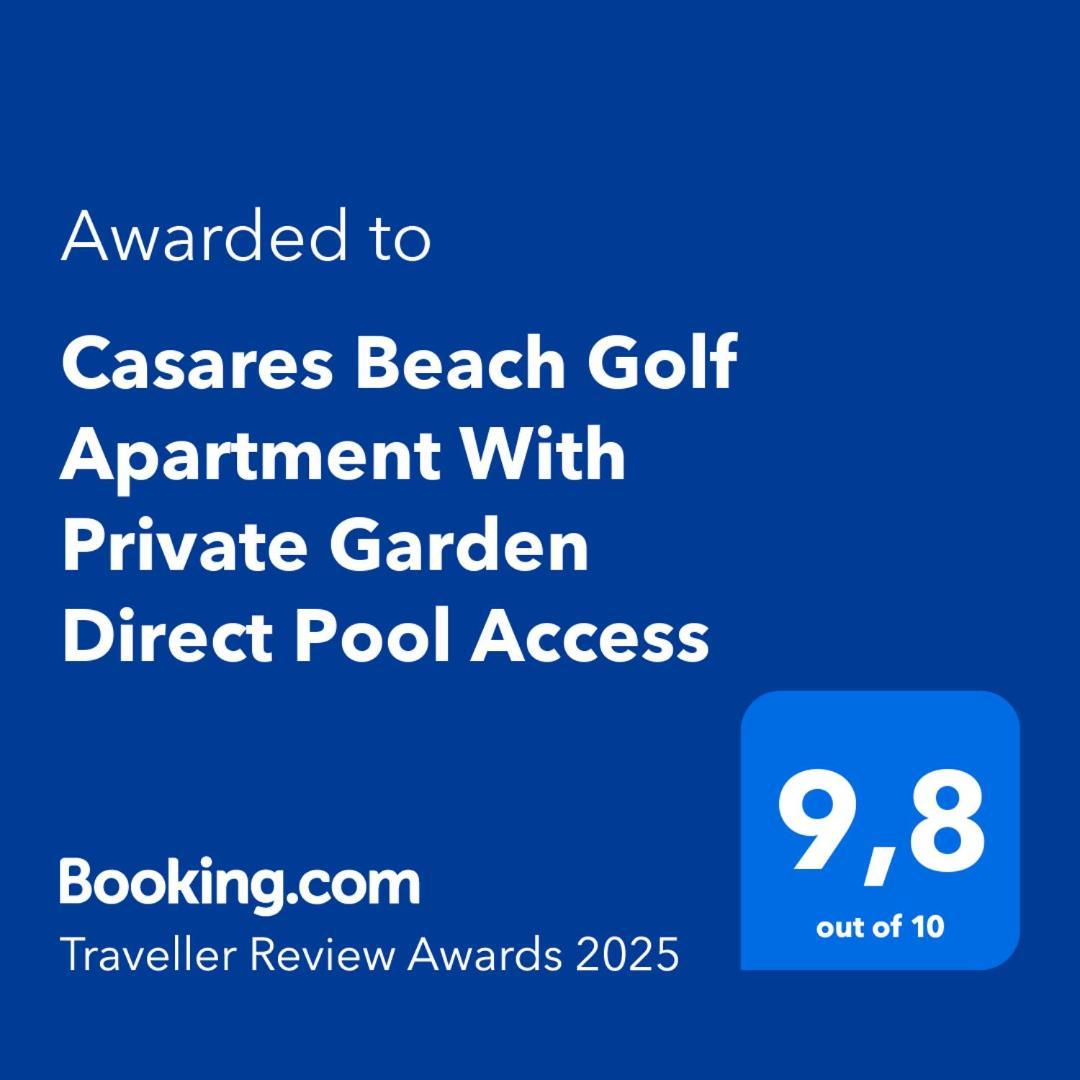 Casares Beach Golf Apartment With Private Garden Direct Pool Access Ngoại thất bức ảnh